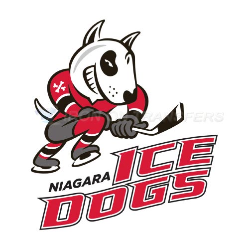 Niagara IceDogs Iron-on Stickers (Heat Transfers)NO.7350